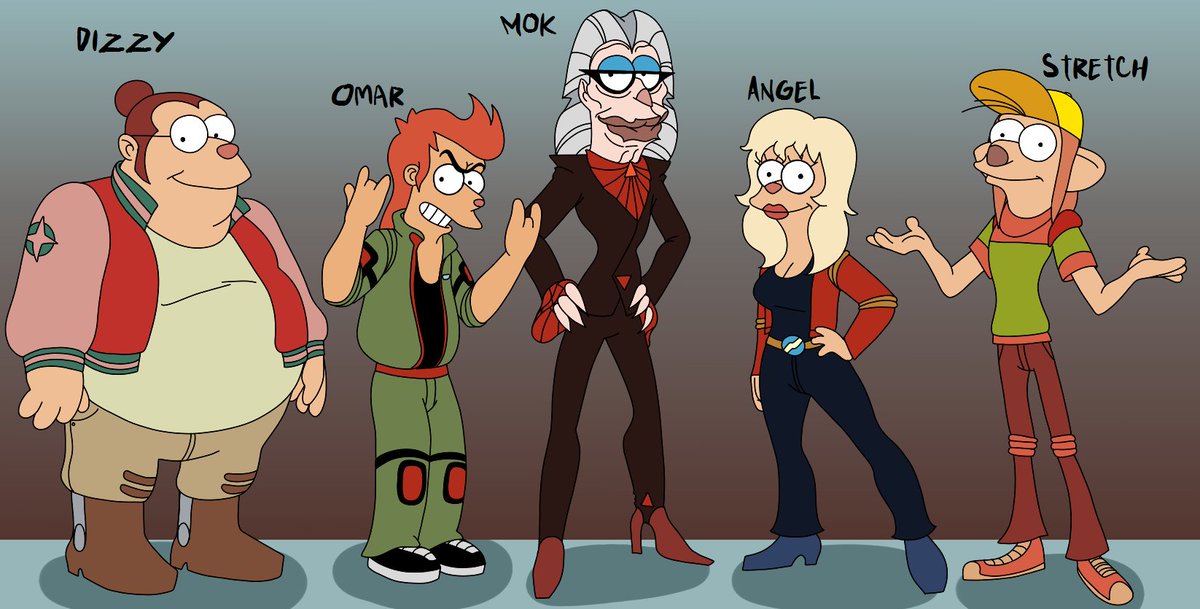 diotronyoxide's tweet photo. what if matt groening made rock and rule? #rockandrule #rocknrule #mattgroening #futurama #thesimpsons #digitalart #digitalartist https://t.co/7X8utsSKdn