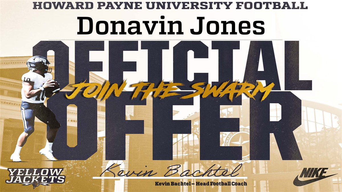 Blessed to receive an offer from Howard Payne University <a href="/CoachCadeGray/">Coach Gray</a>