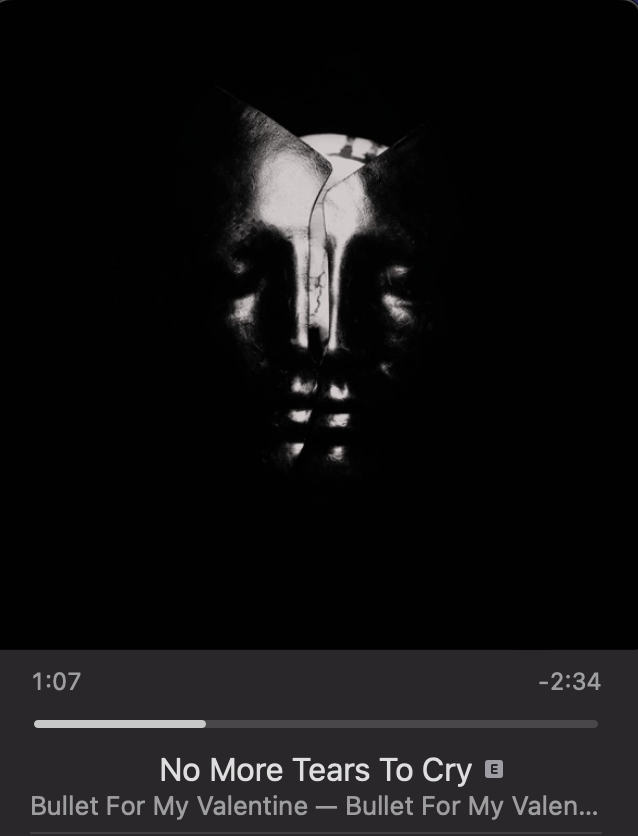 coolrockcom's tweet photo. おはようございます😃
今朝の一曲目はこれ！
Bullet For My Valentine - No More Tears To Cry🇬🇧🏴󠁧󠁢󠁷󠁬󠁳󠁿
🎥 https://t.co/geA7gcPaE8 

某所で流れ、えー新しいの出たの？Apple Musicで探さなきゃ〜〜と思ったら、既に持ってました。さすが私😁👍
…っていつの間に⁉️🤣
本日も素敵な一日を〜🎸🎶✨
#BFMB https://t.co/J9DWPqoybW