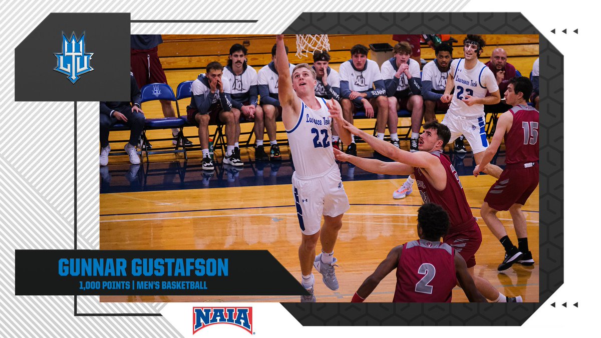 LTUAthletics's tweet photo. MBB | Congrats to Gunnar Gustafson on reaching the 1k Milestone in Points last night against Madonna!!! https://t.co/EF14XaSgu2