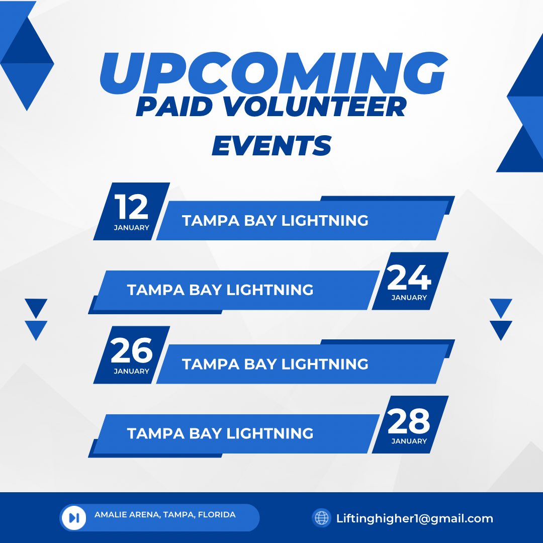 liftinghigher's tweet photo. We still have availability this month for our awesome PAID volunteer events! Send us a message if youโre interested today ๐ฒ
#LiftingHigher #NonProfit #Elevate
#MakeADifference #SupportSmall #LocalCharity #SpreadingJoy #ForTheCommunity #Change https://t.co/ZCfAPzmhlt