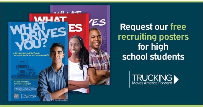 A new year brings job recruitment to mind! Check out our free recruitment posters for high schoolers! Email us for the poster files: marketing@truckingmovesamerica.com truckingmovesamerica.com/posters/