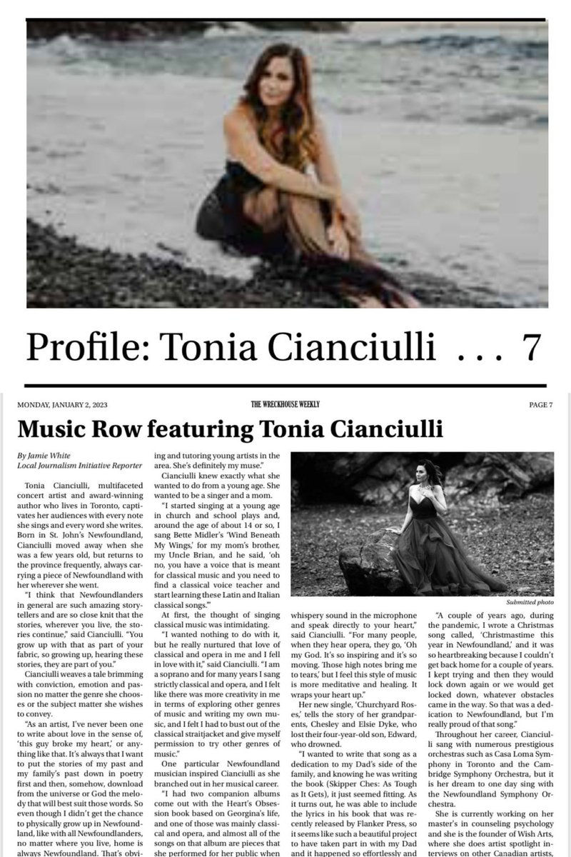 Thank you <a href="/WreckhousePress/">Wreckhouse Press</a> and <a href="/ThatEricAlper/">Eric Alper 🎧</a> for this article on my new original Churchyard Roses 🙏🏻 canadatoday.news/nl/music-row-w…