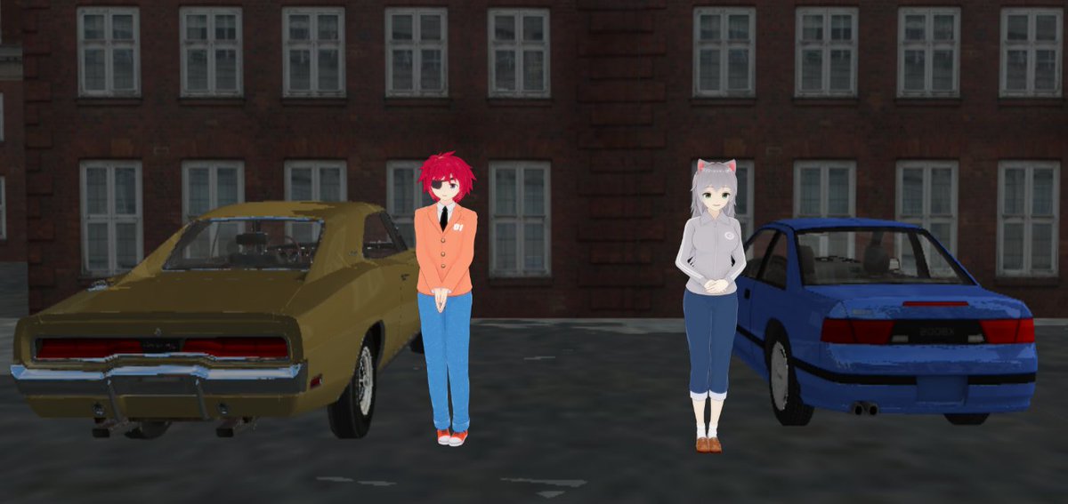 And here we see a loose recreation of an old irl photo i was shown to by a family member back in thanksgiving last year... I really do need to properly introduce the ocs seen here in this character studio artwork.