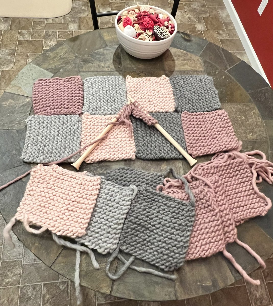 Shell1982MSU's tweet image. Attempting to make a blanket for my niece. #FirstCheckIn #CreativeCompatriots