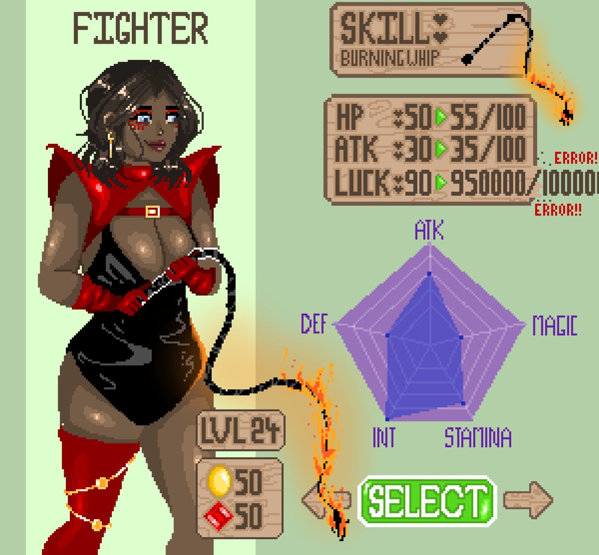 samdigitalart's tweet photo. MMORPG Character sheet https://t.co/3Jq9RozGrU