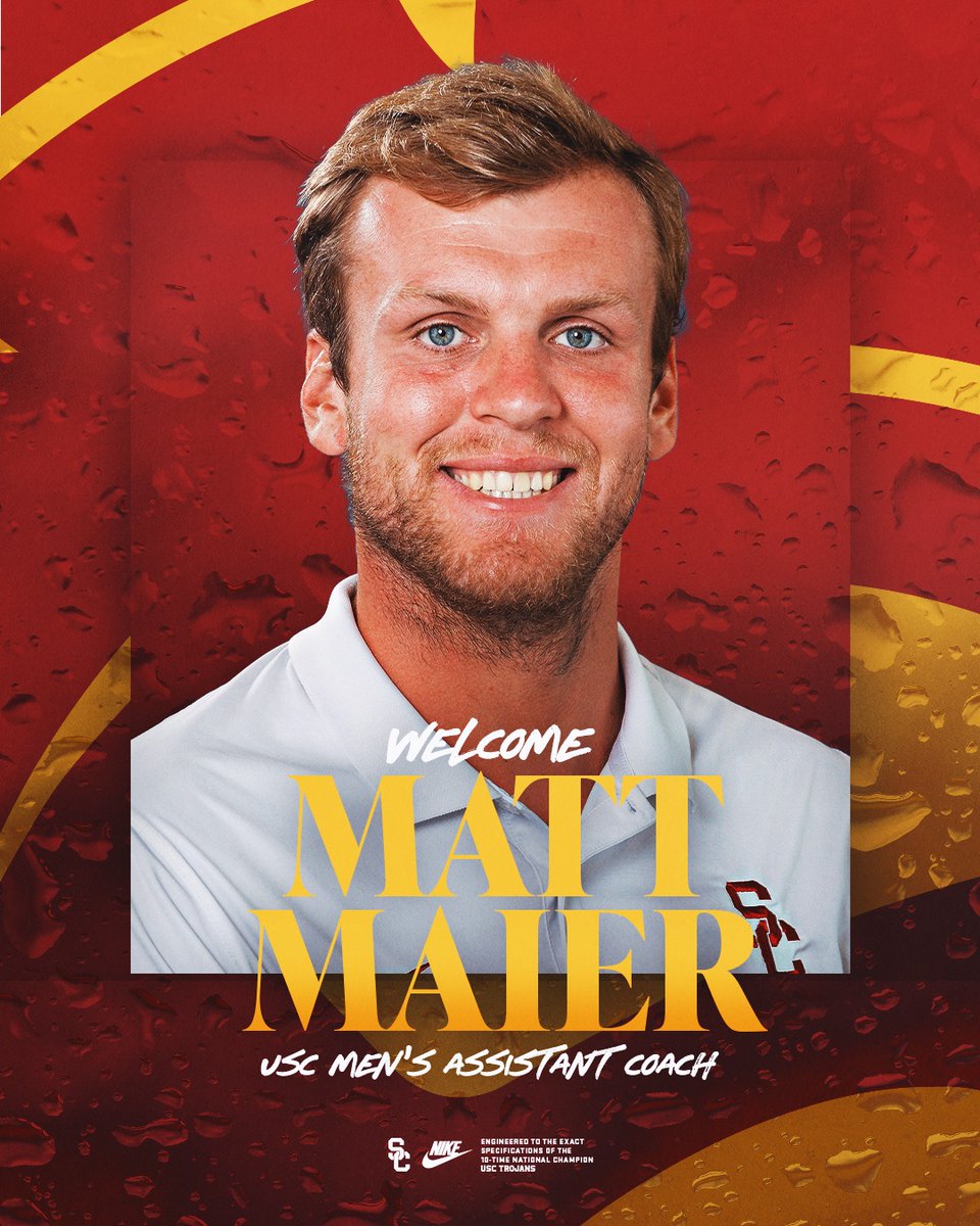 USCWaterPolo's tweet photo. Welcome back, Matt!
NCAA champ and All-American returns home to join the Trojan coaching staff!
#FightOn ✌️ https://t.co/lyNiu6Ttbf