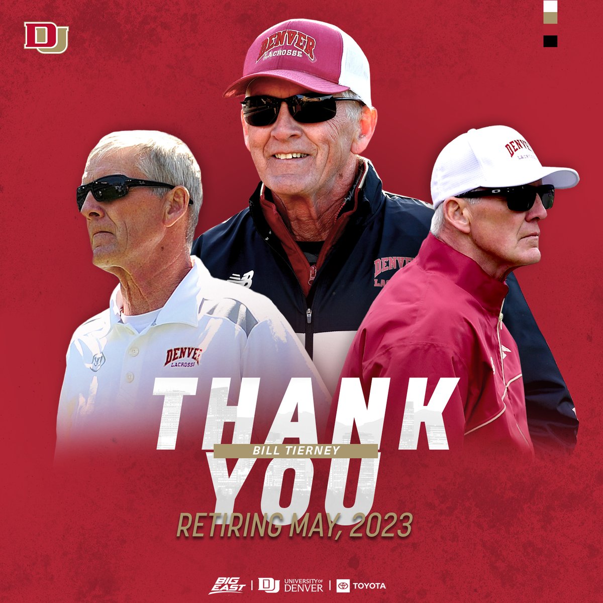 Denver Men’s Lacrosse (@du_mlax) on Twitter photo .<a href="/DUCoachTierney/">Bill Tierney</a> Set to Retire Following 42nd College Season in 2023
✍️: bit.ly/3WOA8bL
#GoPios .<a href="/DUCoachTierney/">Bill Tierney</a> Set to Retire Following 42nd College Season in 2023
✍️: bit.ly/3WOA8bL
#GoPios