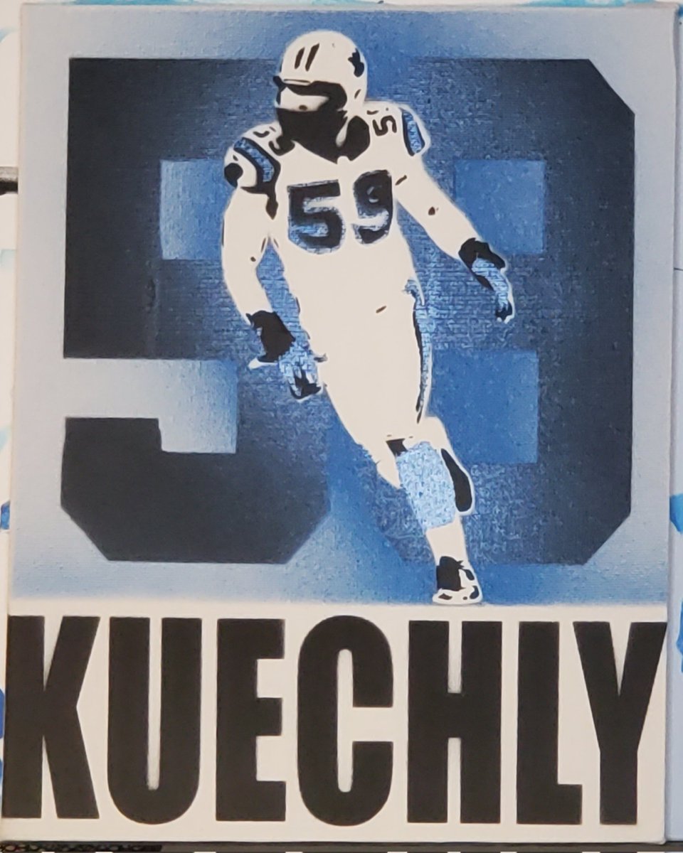 🚨 #GIVEAWAY 🚨

LIKE and RT for your chance to win this original painting of Luke Kuechly. Winner will be chosen at Kickoff of the #Panthers game this Sunday 1/8/23.

#KeepPounding