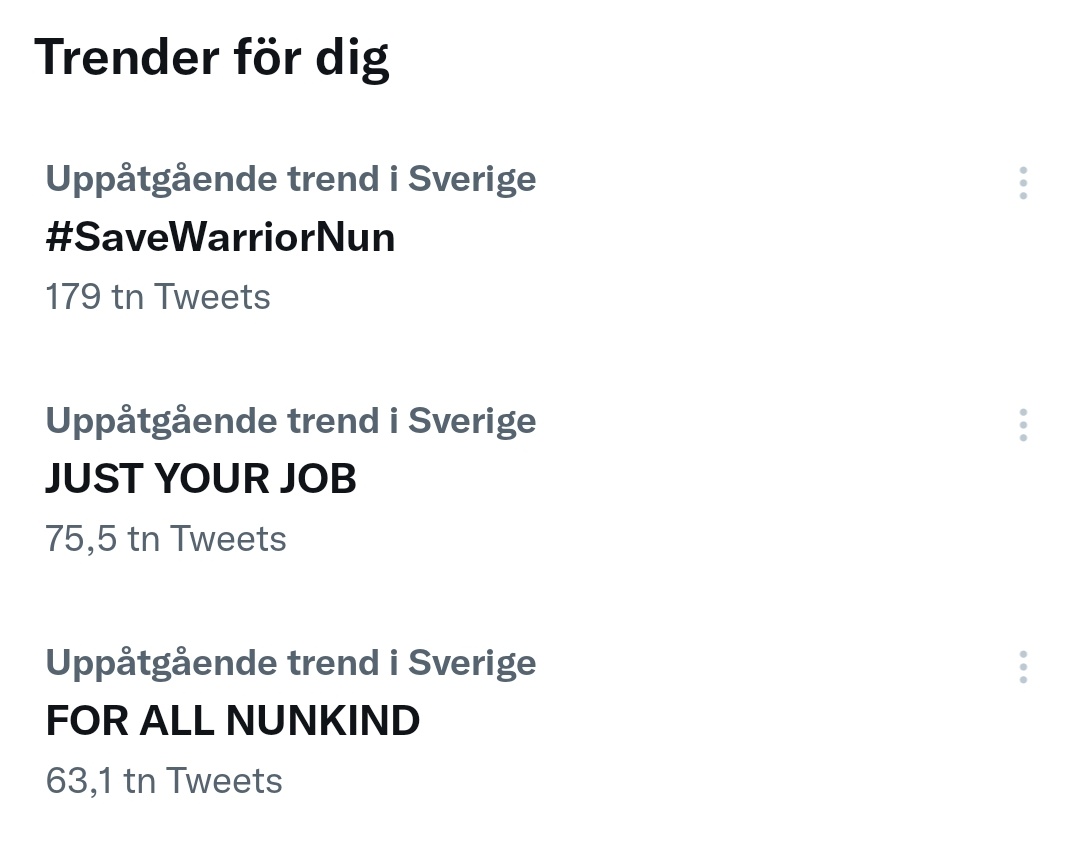 maasterjinxx's tweet photo. All three?? Damn, its nice to see 😍 
#SaveWarriorNun https://t.co/RT9jlyenya