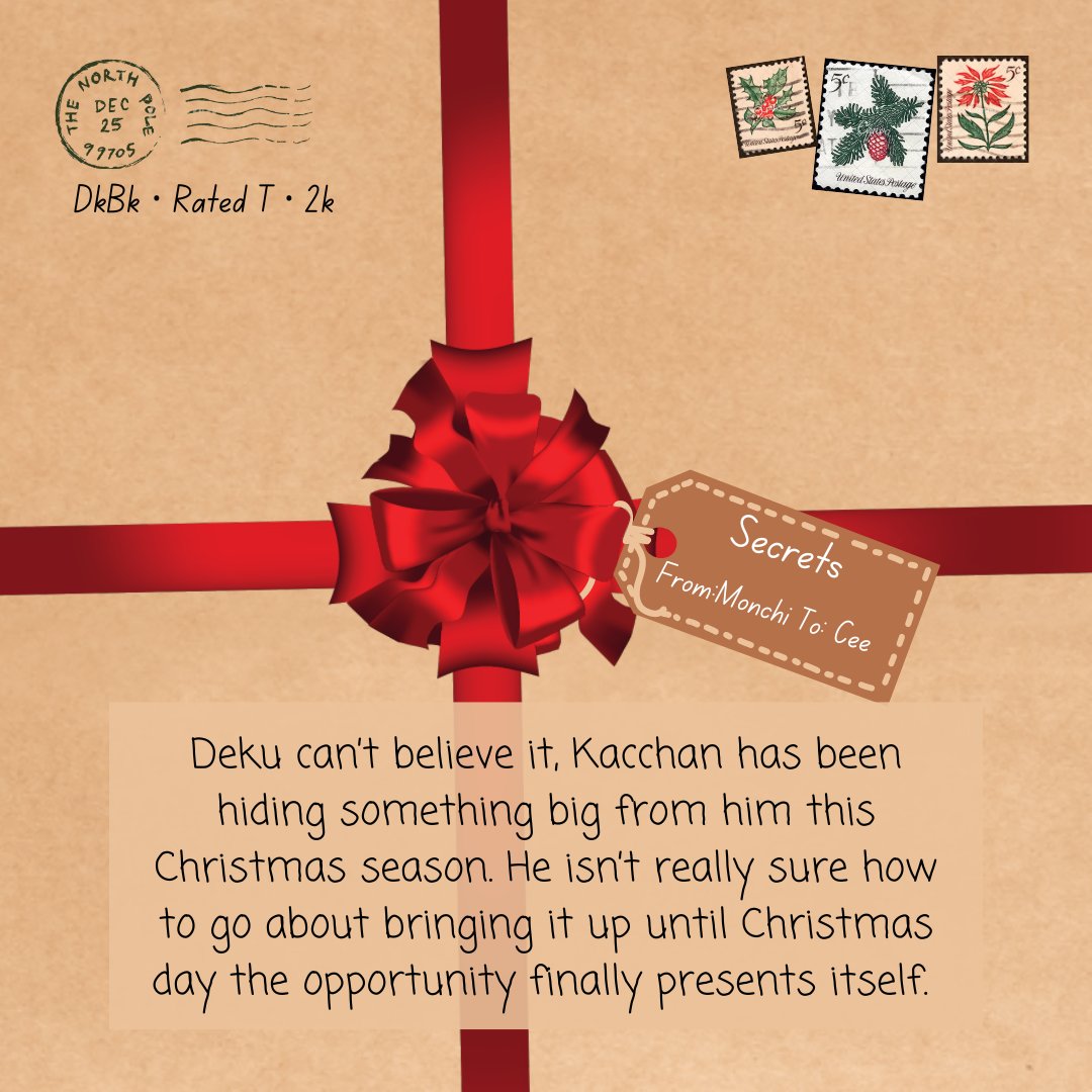 ArashiKumo_'s tweet photo. #dkbk 

My @DkbkSanta gift is ready to enjoy! I was so lucky to have @Cloudsu_ as my giftee and I had so much fun writing this fic for them. 💚🧡🧑‍🎄

Rated T, 2k words

Tags and link below! https://t.co/vRklhTyQV7