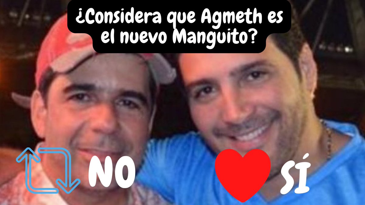 ElDudacolombia's tweet photo. ¿Considera que Agmeth es el nuevo Manguito? RT: No  / 
  FAV ❤️ SÍ. https://t.co/eTLGZmOkKm