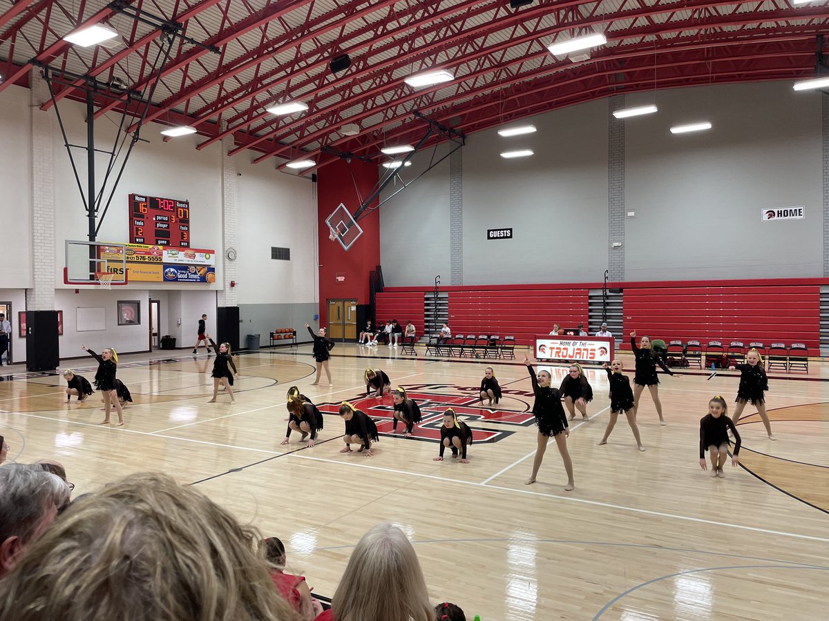 Halftime entertainment!  Great job, girls!