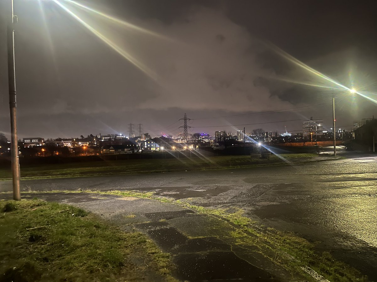 angiebobs2010's tweet photo. Round the corner from me I think looks a bit like a view from Bladerunner #NotTheApocalypse https://t.co/iwT8ooXpLS