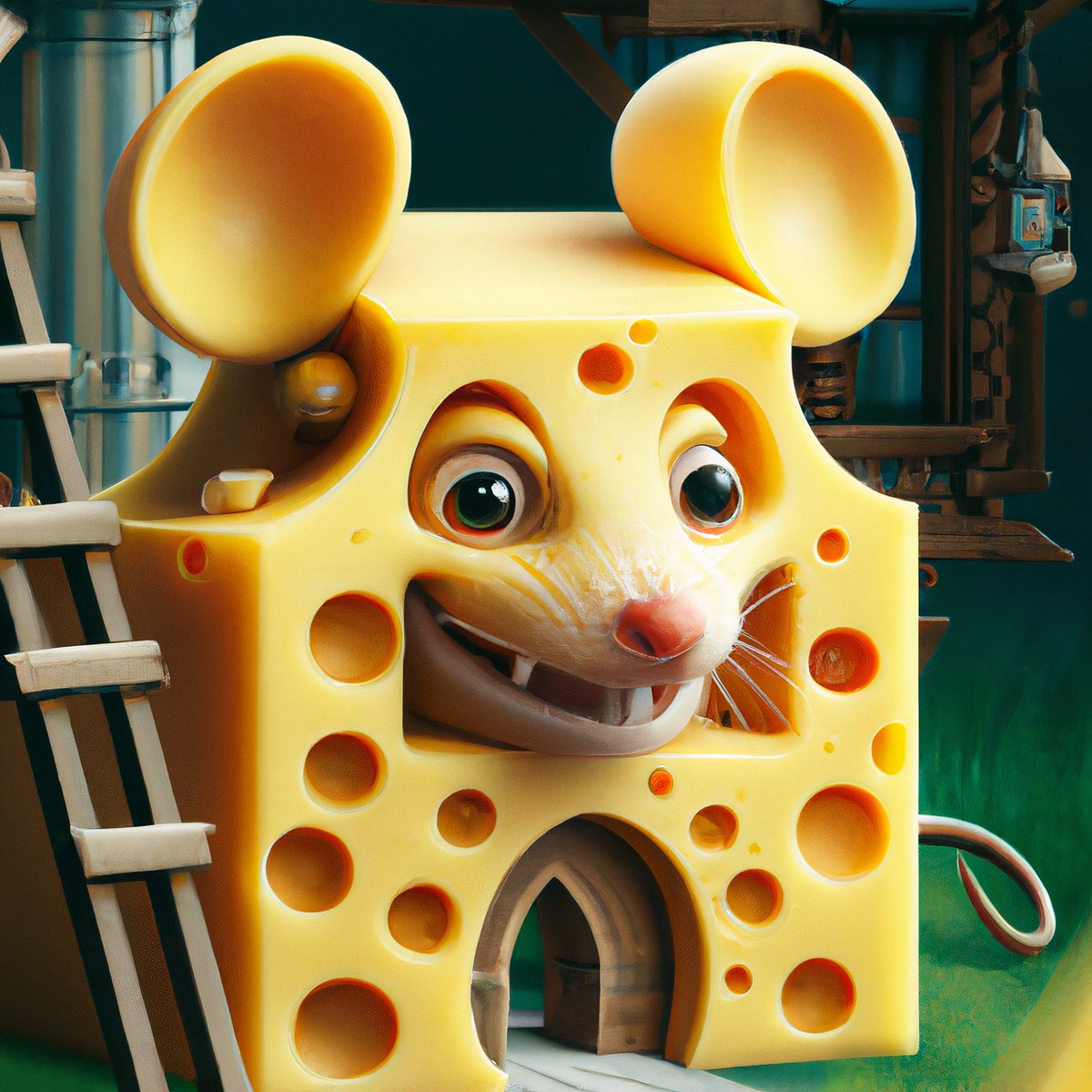 Check out this item on OpenSea opensea.io/assets/matic/0… via <a href="/opensea/">OpenSea</a> 

#cheese #house #mouse #fantasy #surreal #surrealism #dalle #dalle2 #art #digitalart #digitalartwork #nft #nfts #nftart #nftartist #NFTCommunity #opensea #OpenSeaNFT
