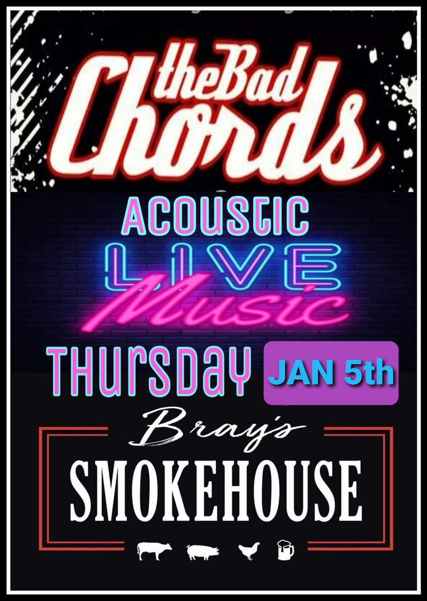 BraySmokehouse's tweet photo. ‼️TONIGHT‼️ https://t.co/jXHQskg4CD