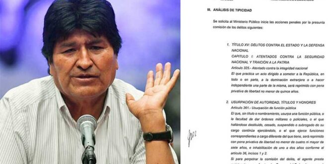 ElChacoInforma's tweet image. #Presentan #demanda penal en #Perú contra #Evo por “atentado contra la integridad nacional” ➜ ow.ly/Pkv850MjACY