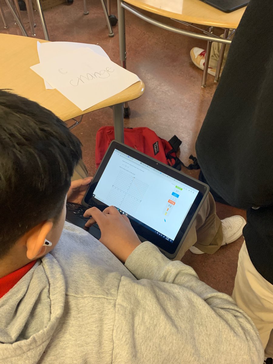 Jhrodriguez_SMS's tweet photo. Starting of the year strong!💪🏻💪🏻
@Socorro_Middle bulldogs graphing linear equations during POWERHOUR. https://t.co/8aDZH9RooG