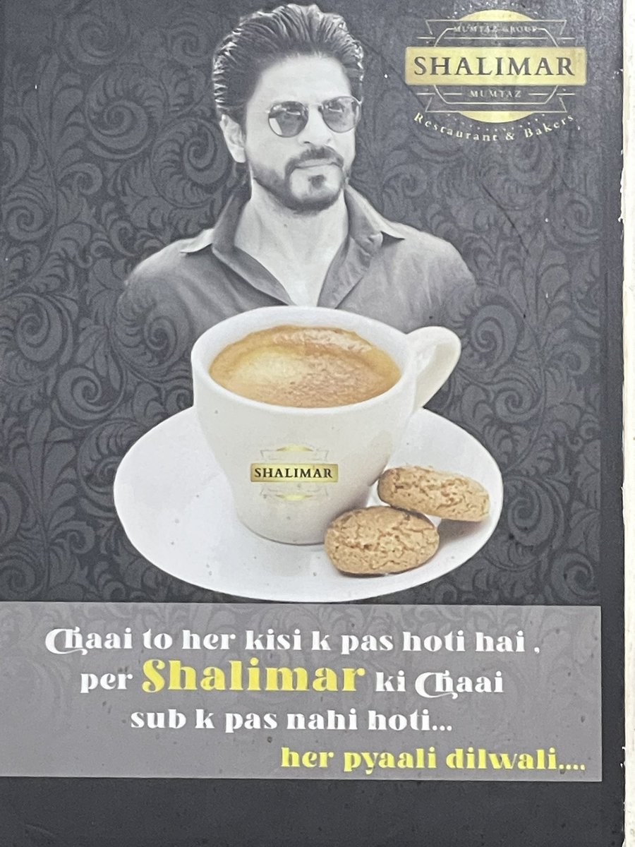 abby120988's tweet photo. @iamsrk just saw this at a restaurant in Saudi 💕 https://t.co/cmRst29RK5