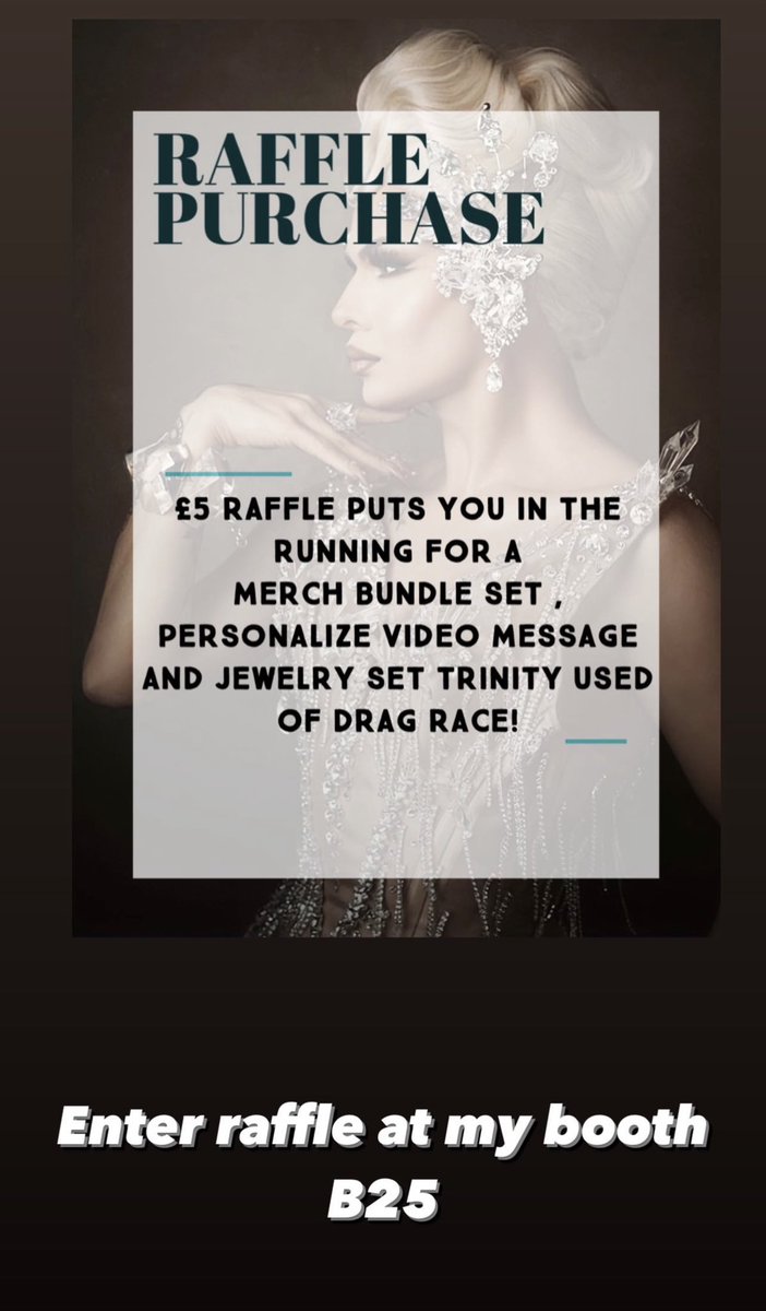 AdamLevell5's tweet photo. Come and see @TrinityTheTuck at DragCon UK tomorrow, Saturday and Sunday! 

Booth B25!

Spend £30 on merch and you get meet and greet for yourself! ❤️💖

See y’all tomorrow! 

#dragcon #dragrace #drag #DragConUK https://t.co/Hh5ArMfYWS