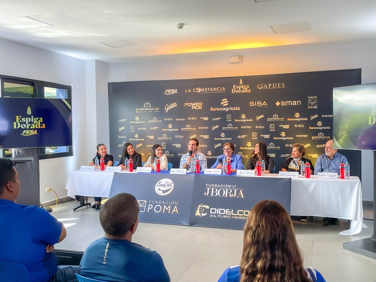 FESAELSALVADOR's tweet photo. Te presentamos a los nominados de los premios especiales del Homenaje a las Estrellas del Deporte, La Espiga Dorada 🏆. Cada ganador saldrá de la votación secreta del panel de 35 votantes, supervisada por PricewaterhouseCoopers https://t.co/ESKRmk6J7d