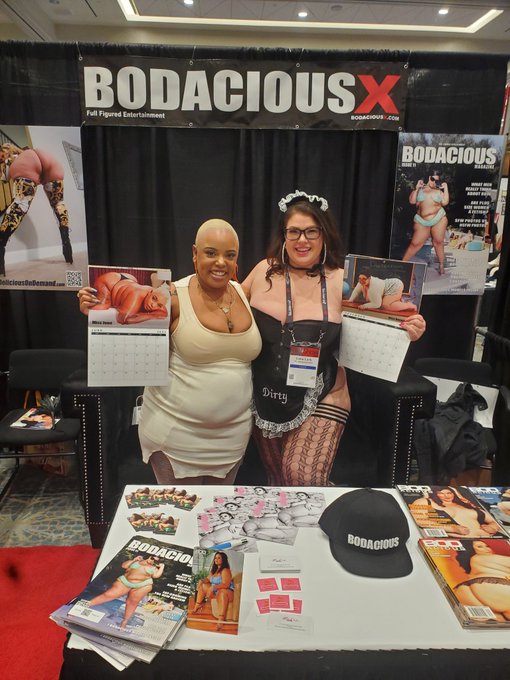 Come meet @lunalarkx and @_mulanblossom at our BodaciousX Booth at AVN #calendargirls #BodaciousX get