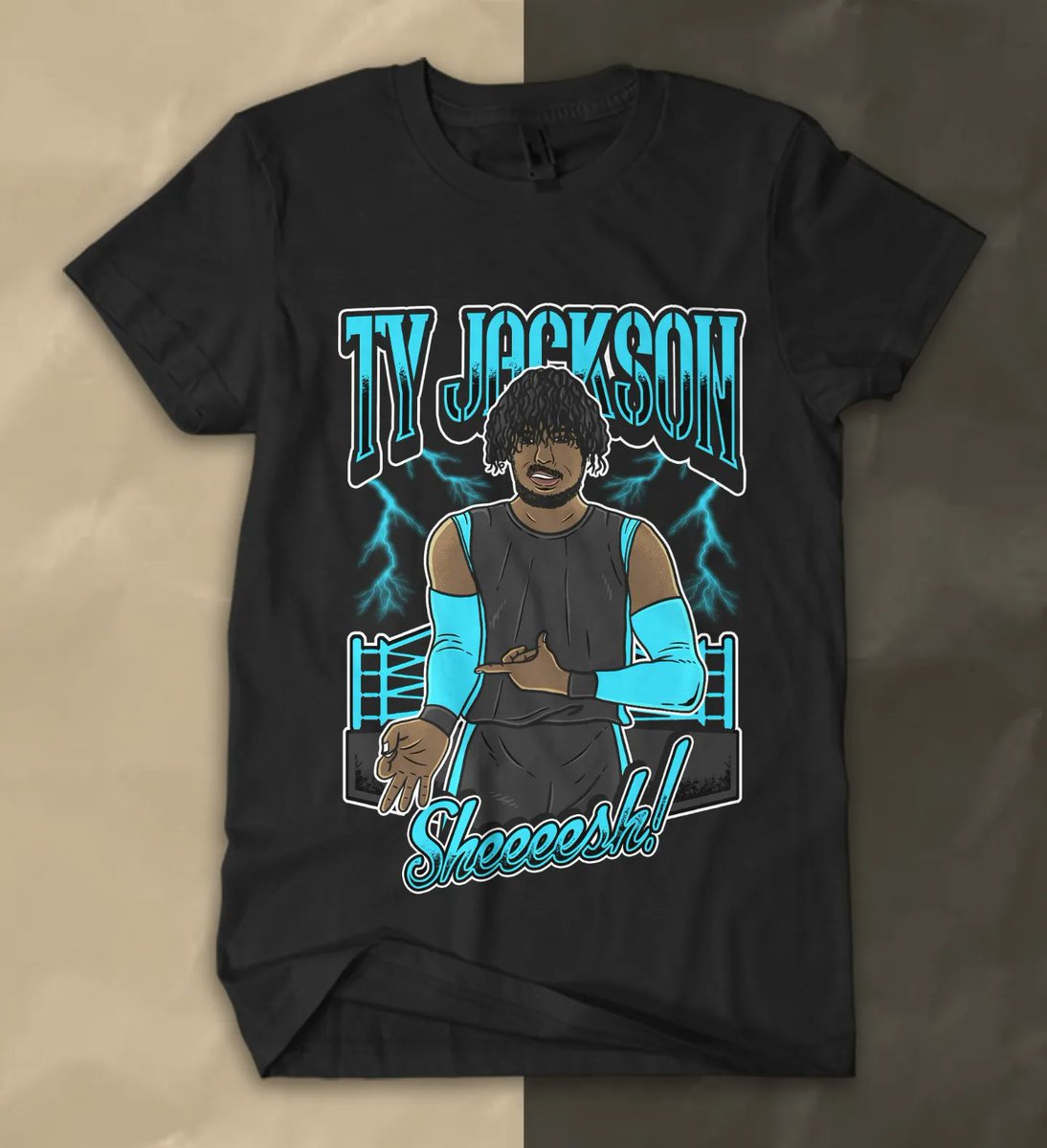 Gotta start out the New Year with an exciting announcement 🎉

It's been a long time coming, but NOW
AVAILABLE 🔥

Get your TY Jackson 'Sheesh' shirts online @prowrestlingtees

Link available in my bio!