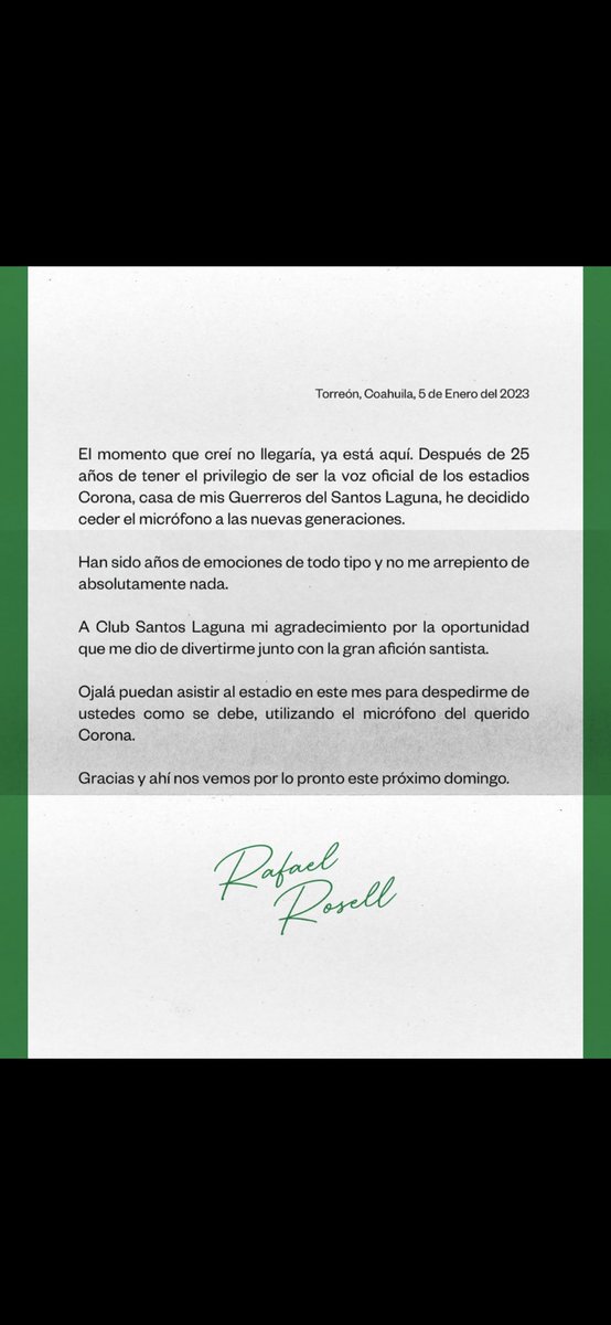 Se va a acabar el corrido amigos.