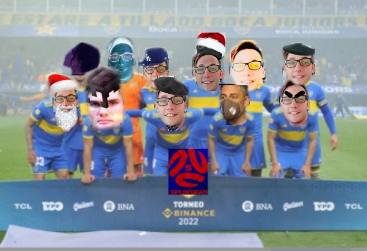 Foto grupal en el entrenamiento para el @FutbolSplinter !!