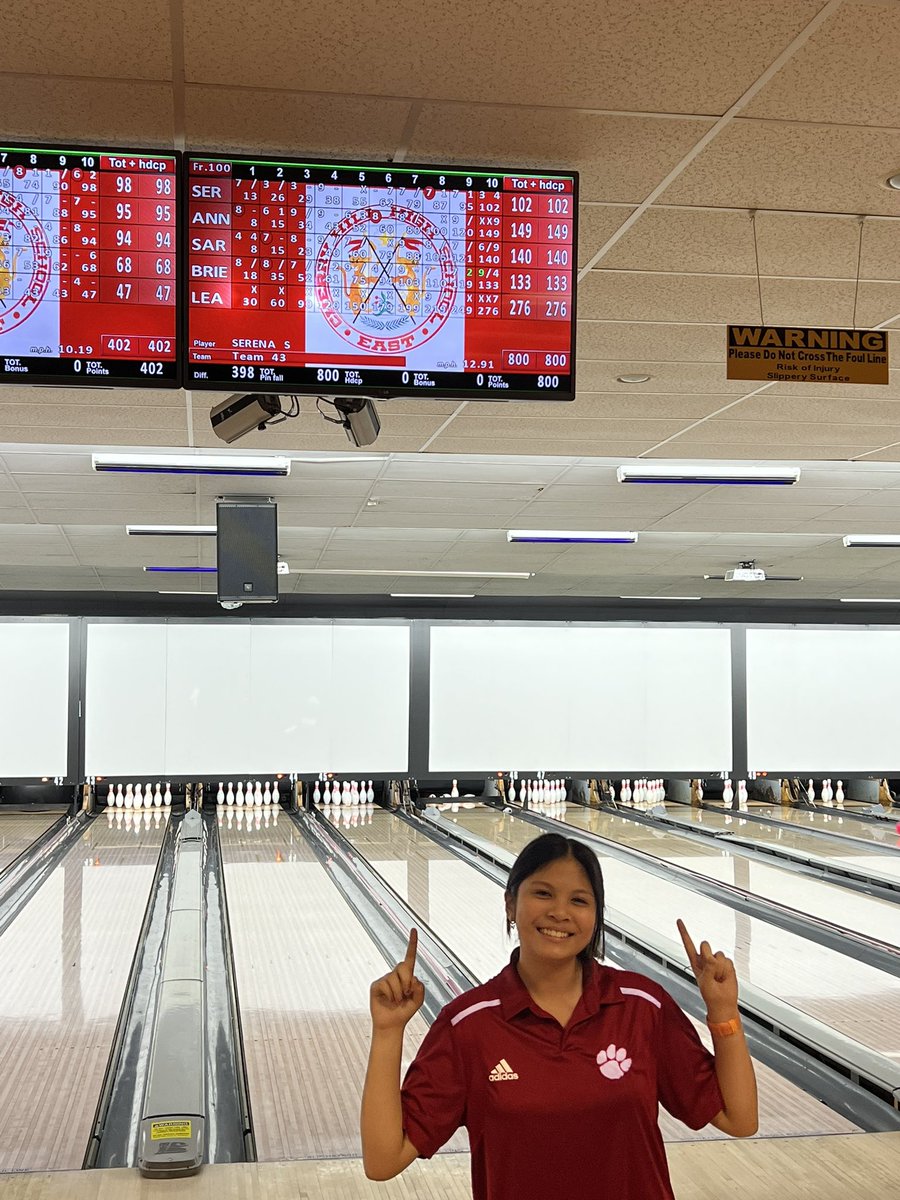 CHEBowling's tweet photo. Leanna Lescano with a new high game! 276!!! @CHEastAthletics https://t.co/rmrsc5E1sg