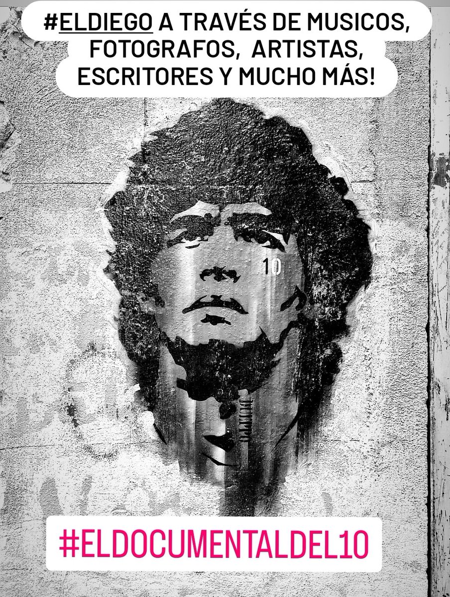 damioriginario's tweet photo. Me ayudan con un RT? ESTE AÑO SE VIENE EL ESTRENO  #eldocumentaldel10 proyecto cultural independiente de #eldiego más se 40 artistas entre músicos, fotógrafos y escritores. 
#cineindependiente
Avances ! 👇
https://t.co/Vb9GLxGu4f

#DiegoEterno
#maradonaeterno https://t.co/tX5yPESA89