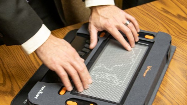 The Monarch, our upcoming Dynamic Tactile Device, wouldn't be where it is today without our partners at <a href="/NFB_voice/">National Federation of the Blind</a> and <a href="/HumanWare/">HumanWare</a>. Learn more about how we've come together to turn this dream device into a reality: nfb.org/blog/dynamic-t… #BrailleLiteracyMonth