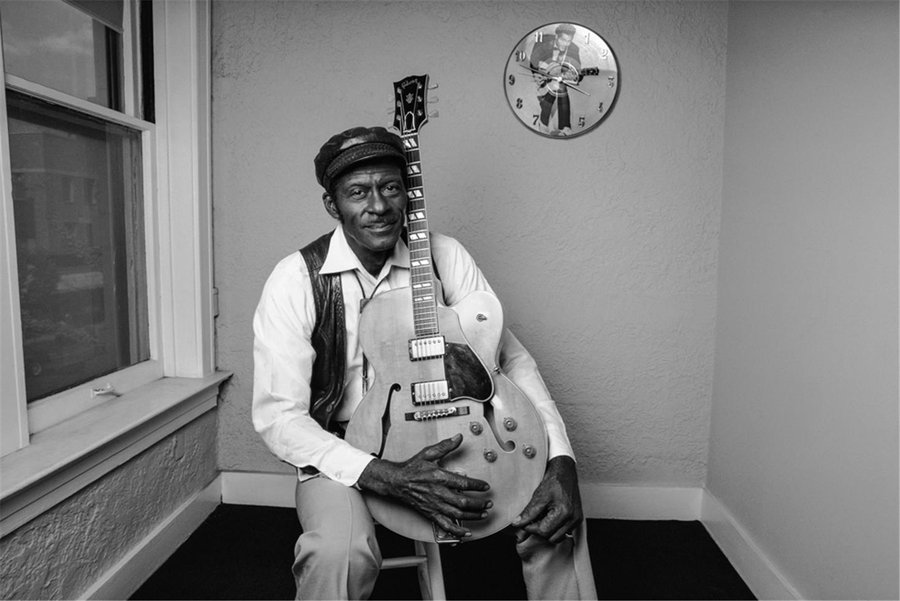 Chuck Berry, 1987. Photo by Lynn Goldsmith.