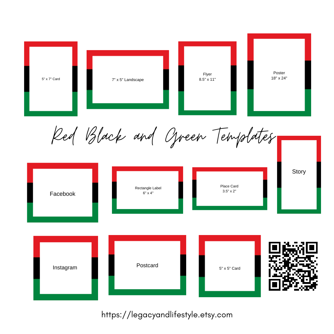 nomadicnoni's tweet photo. Planning for Black History Month? Download these Red Black + Green templates to customize with your text or photo. Shop the design https://t.co/lM9caqSBIz .  #ElevatedEntertaining #LegacyandLifestyle #BlackHistoryMonth https://t.co/sgHjpIMiN9