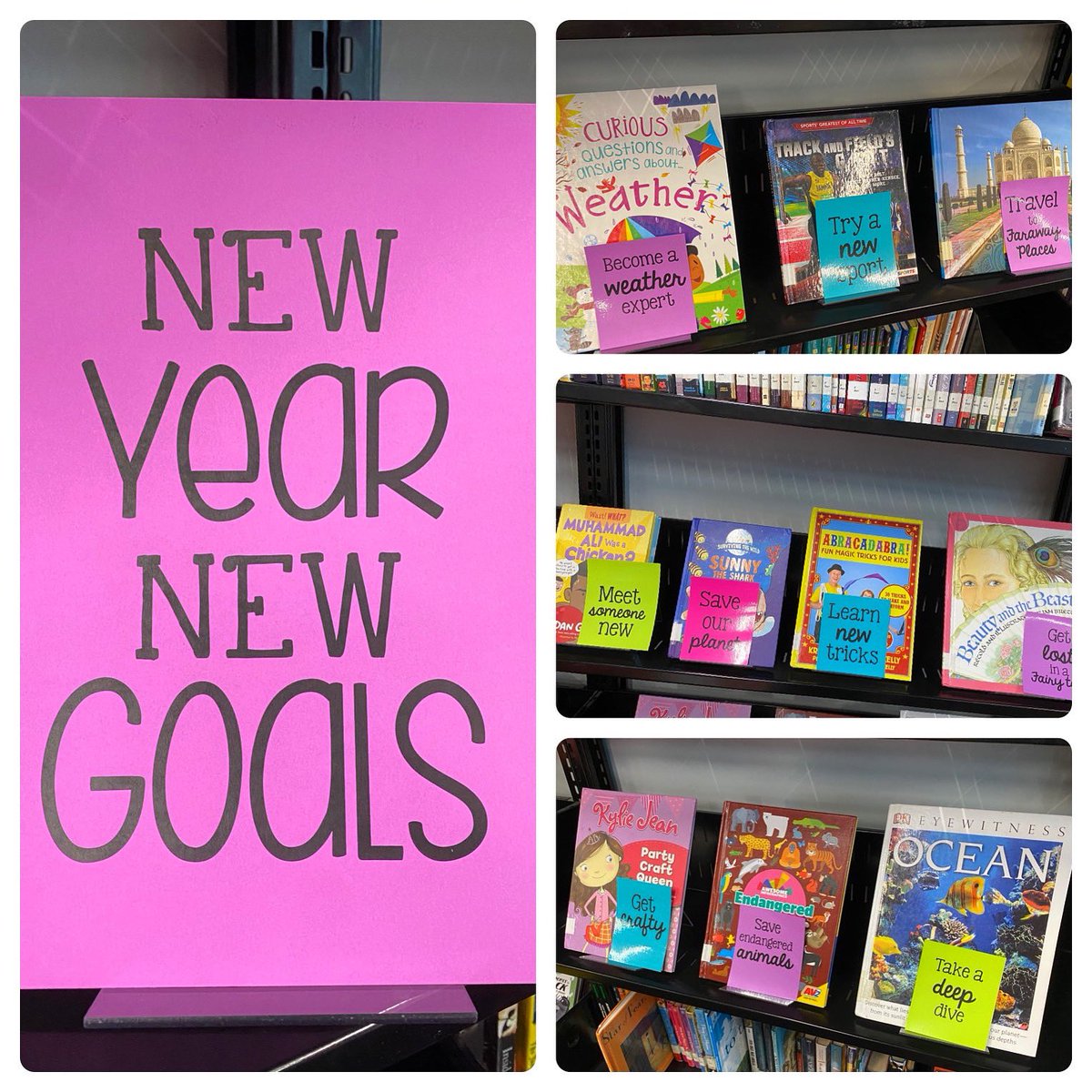 Check out these great Cooke library books that will help with New Year’s goals! <a href="/RCCSDLibraries/">RCCSD Libraries</a> <a href="/CookeCardinal/">Cooke Elementary</a>
