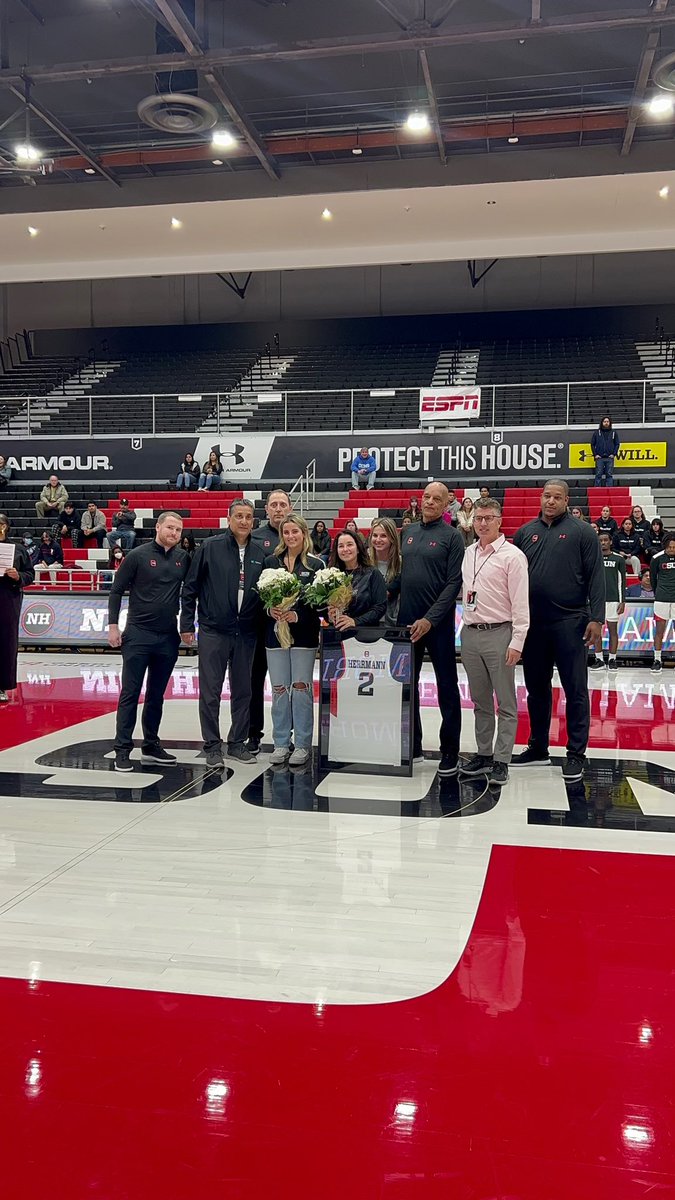 CSUNMBB's tweet photo. A huge thank you to the family of Nick Herrmann for joining us tonight for Nick’s Memorial Game and cheering us on.
#HermStrong https://t.co/Qax28TdmbX
