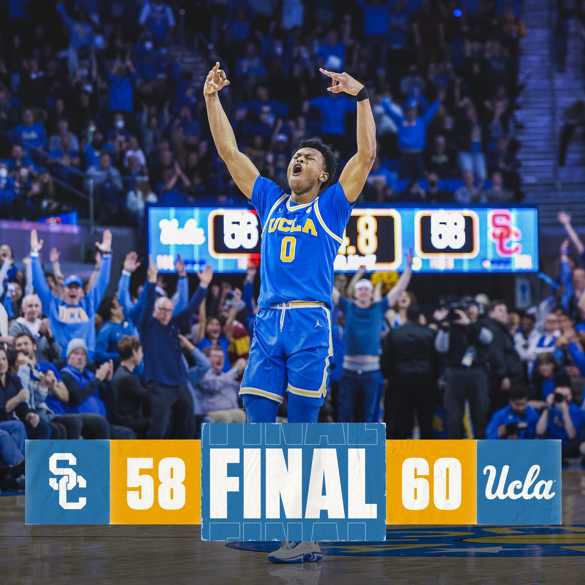 FINAL: UCLA 60, USC 58

#GoBruins