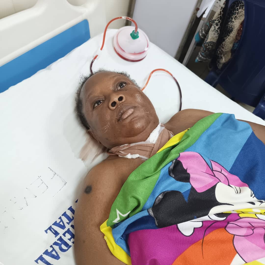 esthernek76's tweet photo. Fam, I finally did d goitre surgery yesterday &amp; it was successful
Pls,I'm begging I nid ur financial support I have other series of test &amp; drugs which is costly &amp; to balance the surgery fee of N200k &amp; 18,500 for admission, 
Here's my acct number Gtb 0013079434. Esther Orhoro. https://t.co/Cc8p4FpCWq