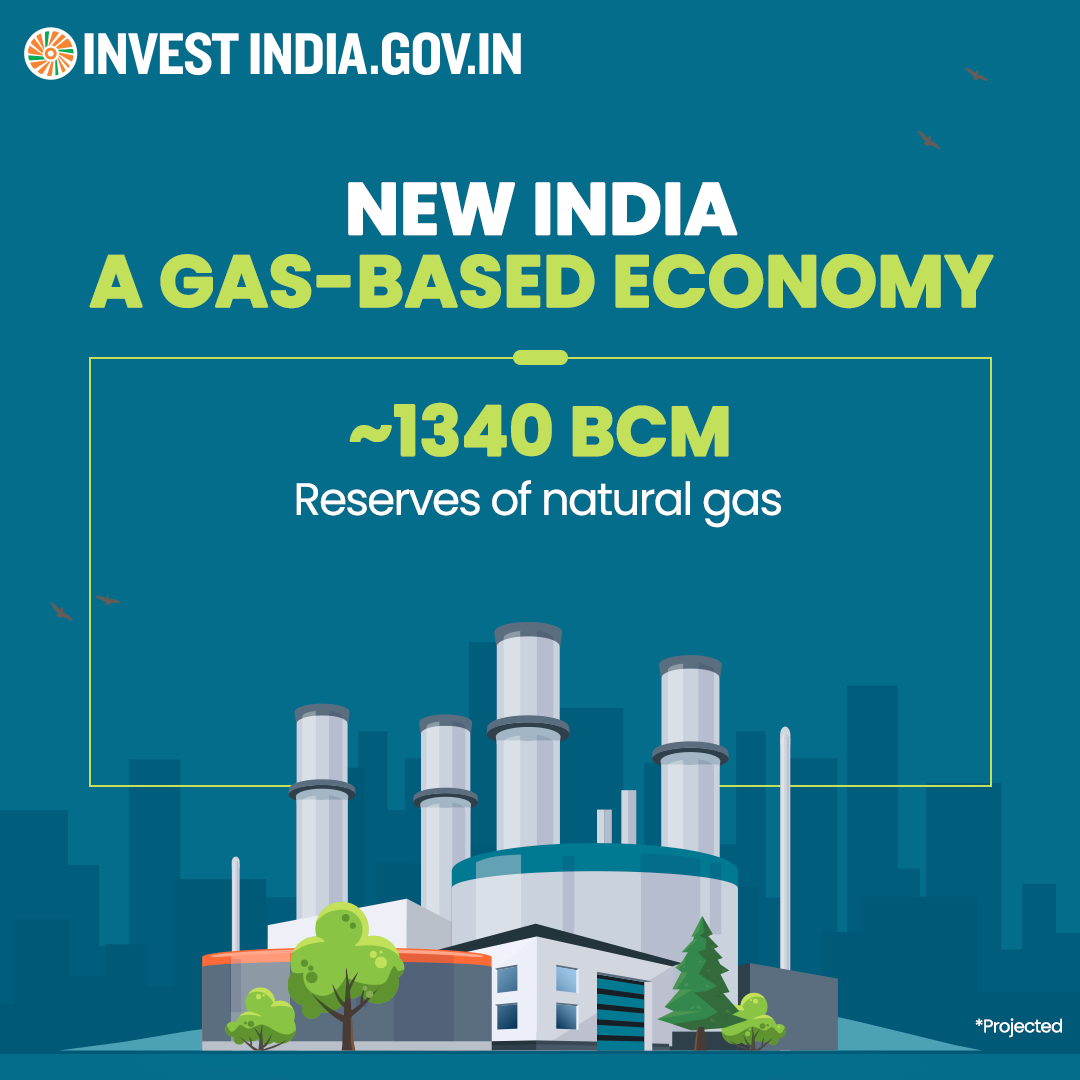 investindia's tweet photo. #InvestInIndia
#NewIndia envisages increasing the share of natural gas in the country’s energy mix from 6% to 15% by 2025.
Know more at https://t.co/tdOzP6YuYo
#InvestIndia #NaturalGas #GasBasedEconomy @mnreindia @OfficeOfRKSingh https://t.co/t3fZC6lBNZ