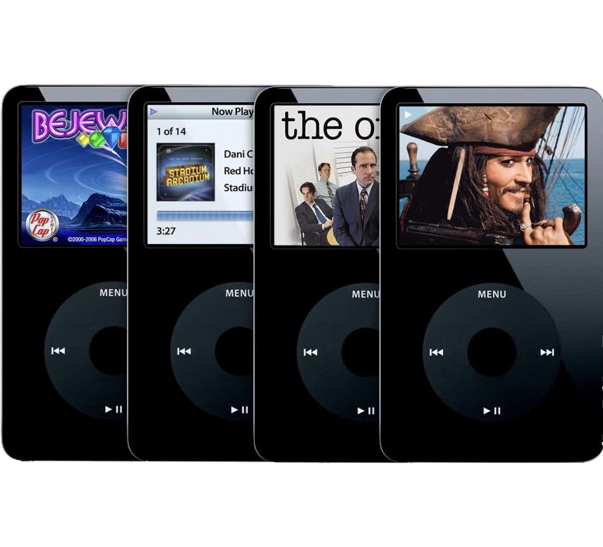 QGroce's tweet image. For this #ThrowbackThursday, I rise to celebrate this iPod. Think she was my favorite. 🖤

#RIP #classictech #tech #ipod #apple #fanboy