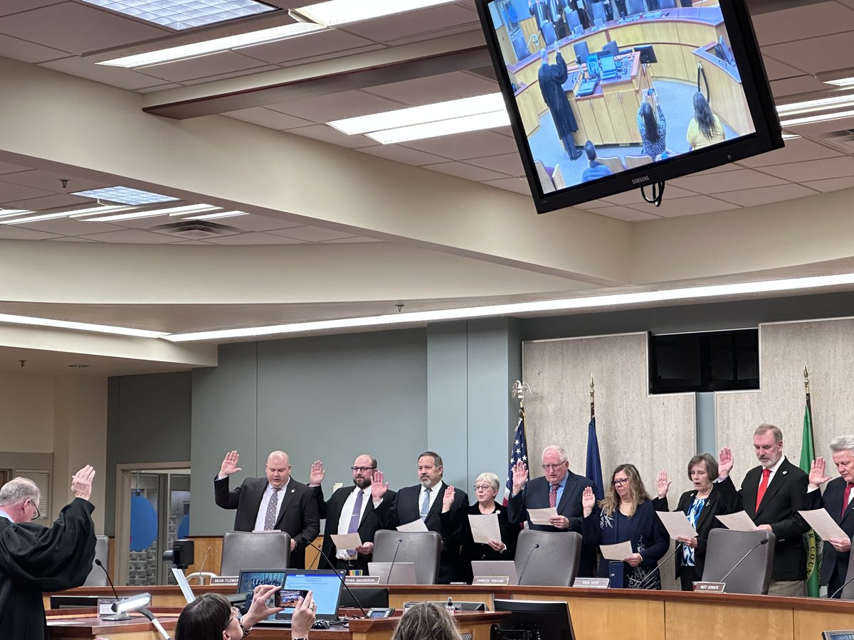 I was sworn in as Lancaster County Clerk this morning, and I am honored to serve our community again in this new role. Thank you Lancaster County!