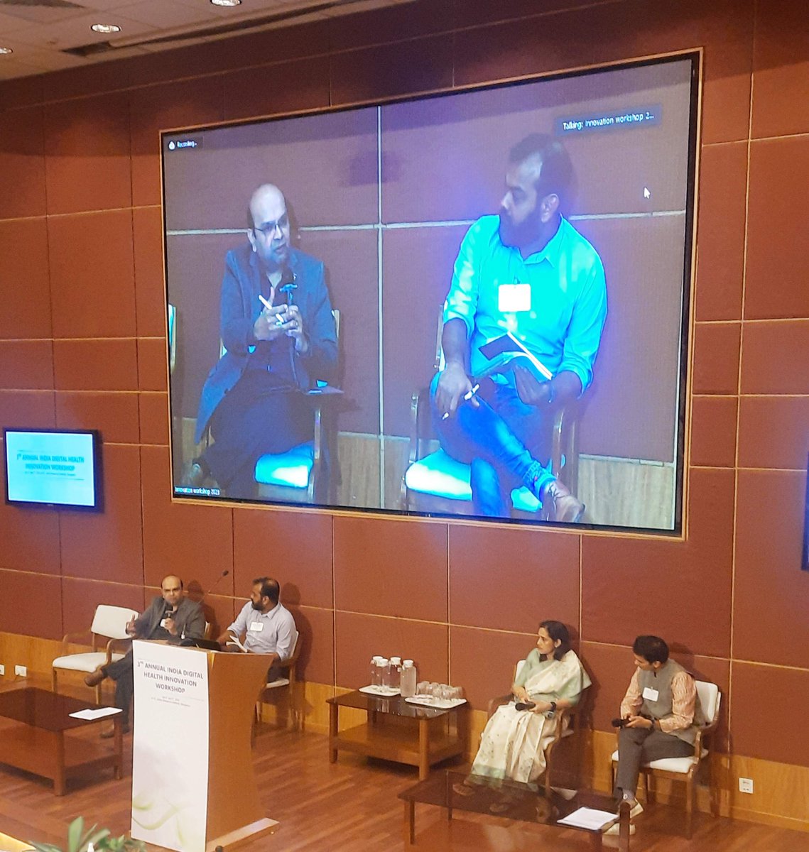 StJohnsResearch's tweet photo. #IDHIWorkshop #OpeningSession
#NeedFinding exercises should be conducted for any IT Implementations
#Design #Adopt #Test #Iterate & #Implement #HealthcareIT Solutions
#People #Processes #Techology
#DigitalHealth has provided Innovative health models https://t.co/oSksdhHo8O