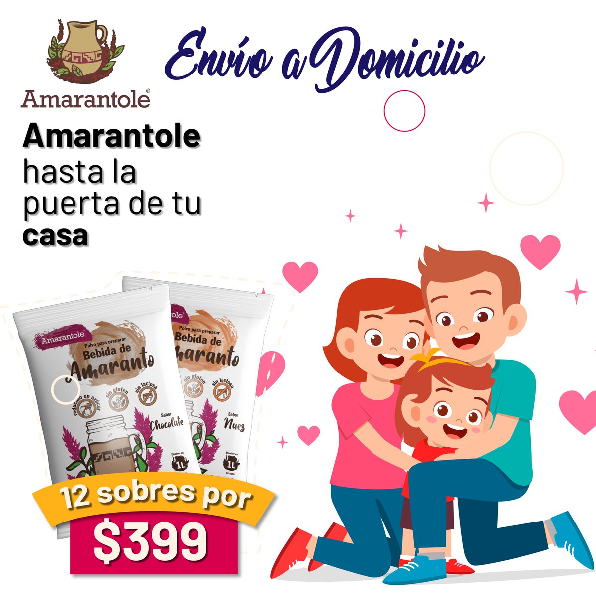 AMARANTOLE's tweet photo. 🔥Super Promoción #Amarantole Este 2023 cumple tus propósitos combate el sobrepeso, sin sacrificar el antojo de una deliciosa bebida
La mejor versión del #amaranto, delicioso, saludable, y super práctico ¡envío gratis!
✅WhatsApp https://t.co/tVRuKw3Z44
🛒https://t.co/zUVC7JKh8S https://t.co/54N6hXWVzg