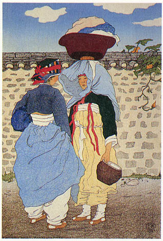 아침대화, 함흥 
.
by Elizabeth Keith, 1921