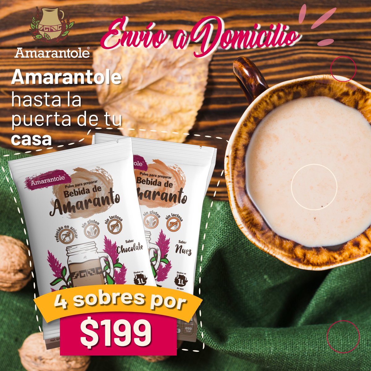 AMARANTOLE's tweet photo. 🔥Super Promoción #Amarantole Este 2023 cumple tus propósitos ¡ Comienza a hacer tu deporte favorito y mejora tu rendimiento con todo el aporte nutricional de Amarantole! 
¡envío gratis! ¡Elige tu Pack favorito!

￼✅WhatsApp https://t.co/tVRuKw3Z44  

🛒https://t.co/zUVC7JKh8S https://t.co/2AN8X96gNF