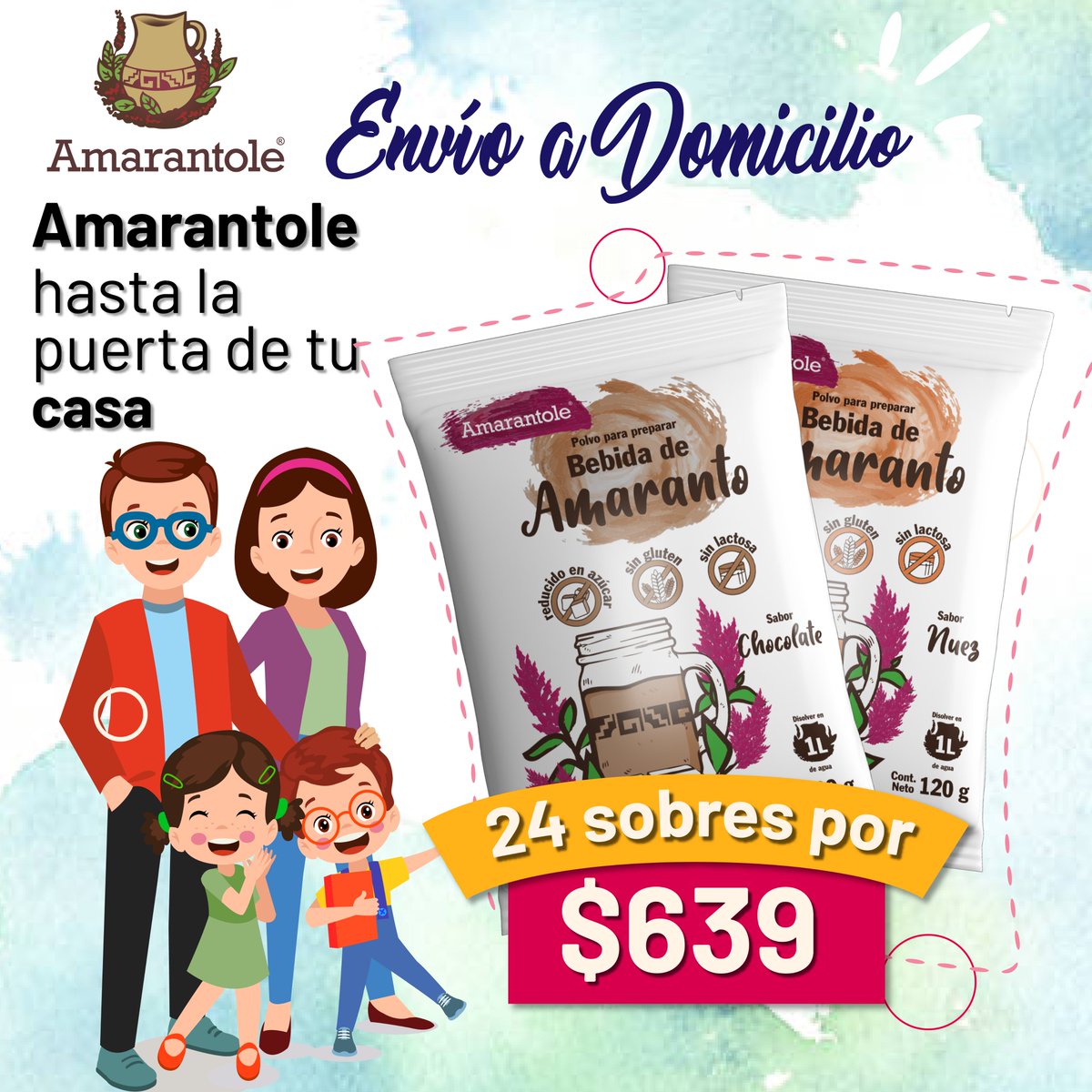 AMARANTOLE's tweet photo. 🔥Super Promoción #Amarantole Este 2023 cumple tus propósitos ¡ Comienza a hacer tu deporte favorito y mejora tu rendimiento con todo el aporte nutricional de Amarantole! 
¡envío gratis! ¡Elige tu Pack favorito!

￼✅WhatsApp https://t.co/tVRuKw3Z44  

🛒https://t.co/zUVC7JKh8S https://t.co/2AN8X96gNF