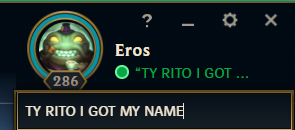s2pidqpid's tweet photo. to the person with my name as their IGN in League sucks that you didn't migrate in time https://t.co/I2GSLYdTdM