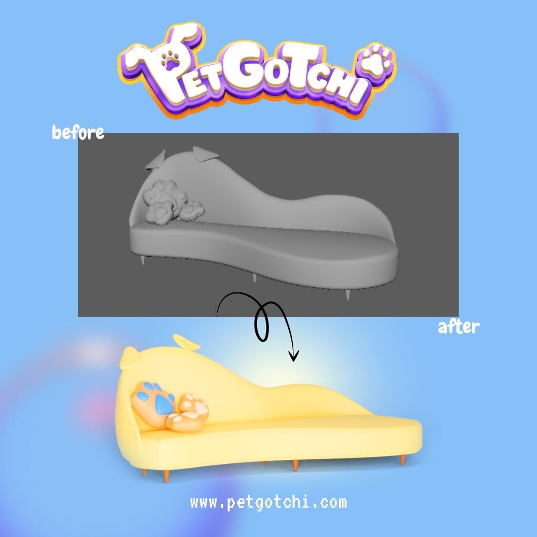 petgotchi's tweet photo. Here is a sneak peek at our progress on furniture designs! Get ready to express yourself and unleash your creativity with your beloved pet friend! 🐶😊

Sounds interesting to you? - Pre-register at https://t.co/QrgIH59ym1! 

#gameart #gamedesign #render #cute #gaming  #petgotchi https://t.co/cFi6Be5KkZ