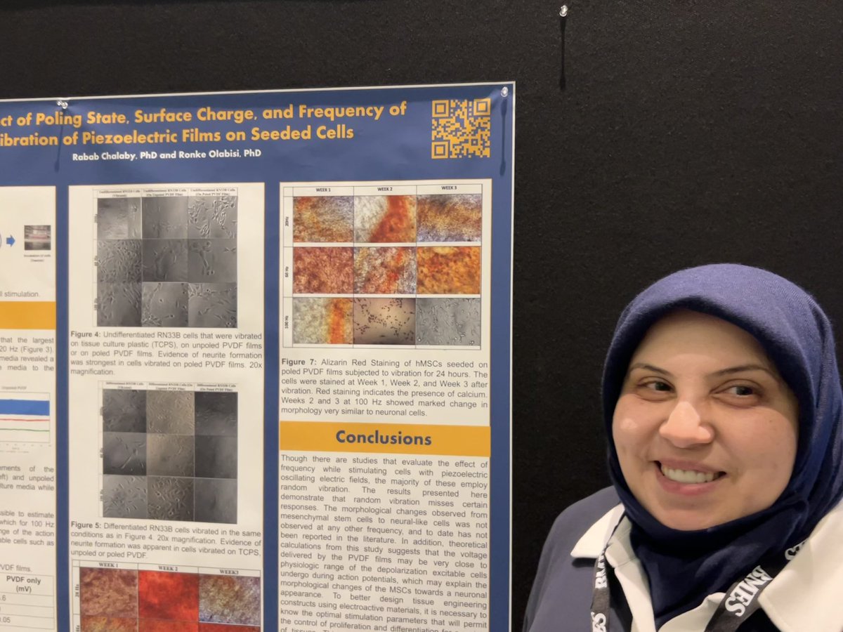 Olabisi Lab (@olabisilab) on Twitter photo Postdoc Rabab Chalaby, PhD presented her research at the BMES CMBE conference today! <a href="/uci_bme/">UC Irvine BME</a> <a href="/UCIEngineering/">UCI Engineering</a> <a href="/BMESociety/">Biomedical Engineering Society</a> #CMBE2023 Postdoc Rabab Chalaby, PhD presented her research at the BMES CMBE conference today! <a href="/uci_bme/">UC Irvine BME</a> <a href="/UCIEngineering/">UCI Engineering</a> <a href="/BMESociety/">Biomedical Engineering Society</a> #CMBE2023