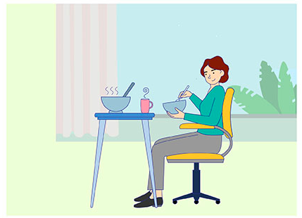 TeamITSS's tweet photo. Sitting #upright post meals helps you maintain your #energy levels throughout the day. Avoid #slouching and stay #alert!
#wellness #tips #ITSSglobal #worklife #health #wellbeing #mindfulness #posture https://t.co/StSGjJT04W
